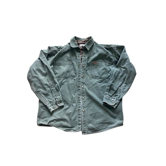 Carhartt Other - Carhartt Flannel-Lined Snap Shirt Jacket – Size L Regular